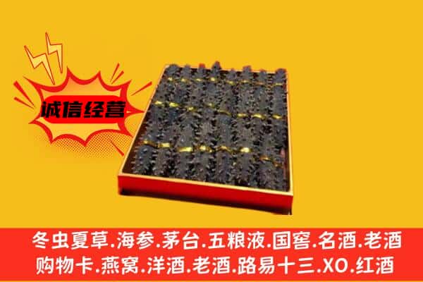 海口市龙华回收海参